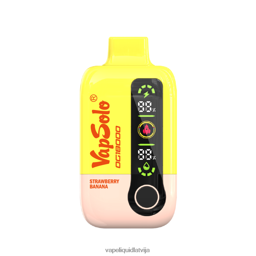 Vape Šķidrumi - zemeņu banāns F0ZR2D8 VapSolo dg18000