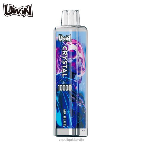 Vape Šķidrumi - zilais kungs UWIN CRYSTAL 10000 vienreizējās lietošanas vape 8VNV4380