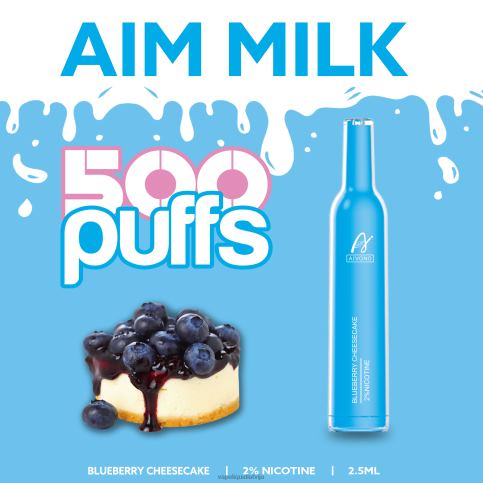 Vape Liquid - melleņu siera kūka Aivono AIM MILK 500 8VNV4274