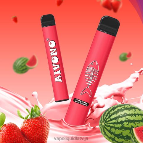 Vape Liquid - zemeņu arbūzs Aivono AIM FISHBONE 600 8VNV4282