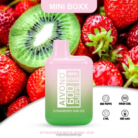 Vape Liquid - zemeņu kivi ledus Aivono AIM MINI BOXX 600 8VNV4234