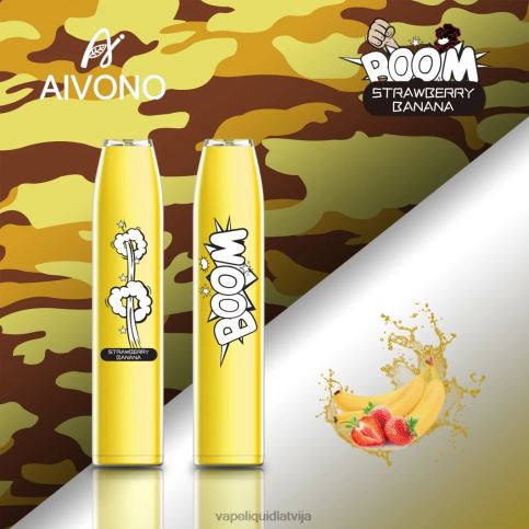Vape Shop Riga - zemeņu banāns Aivono AIM BOOM 600 8VNV4363
