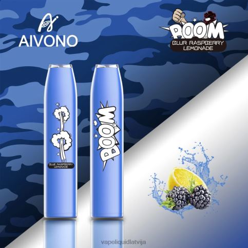 Vape Shop Riga - zilo aveņu limonāde Aivono AIM BOOM 600 8VNV4355