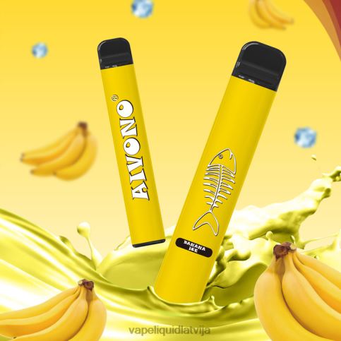 Vape Šķidrumi - banānu ledus Aivono AIM FISHBONE 600 8VNV4276