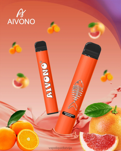 Vape Šķidrumi - greipfrūtu apelsīns Aivono AIM FISHBONE 600 8VNV4280