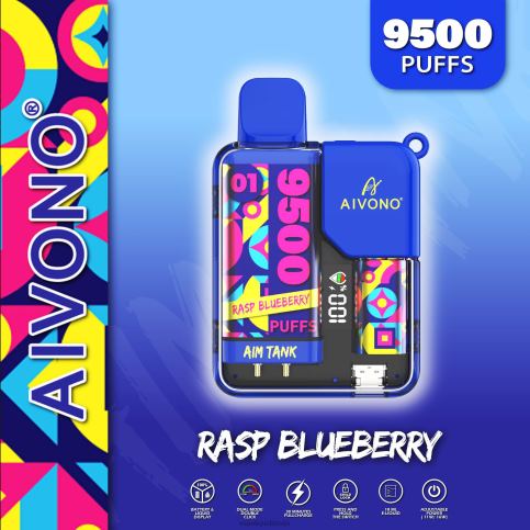 Vape Latvija - aveņu mellenes Aivono AIM TANK 9500 8VNV433
