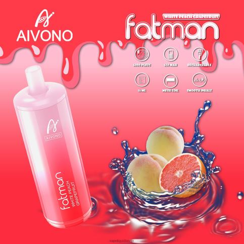 Vape Latvija - greipfrūts Aivono FATMAN 6800 8VNV425