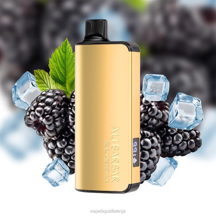 Vape Liquid - Alibarbar Ingot 9000 vienreizējās lietošanas vape kazenes ledus 4T0N30