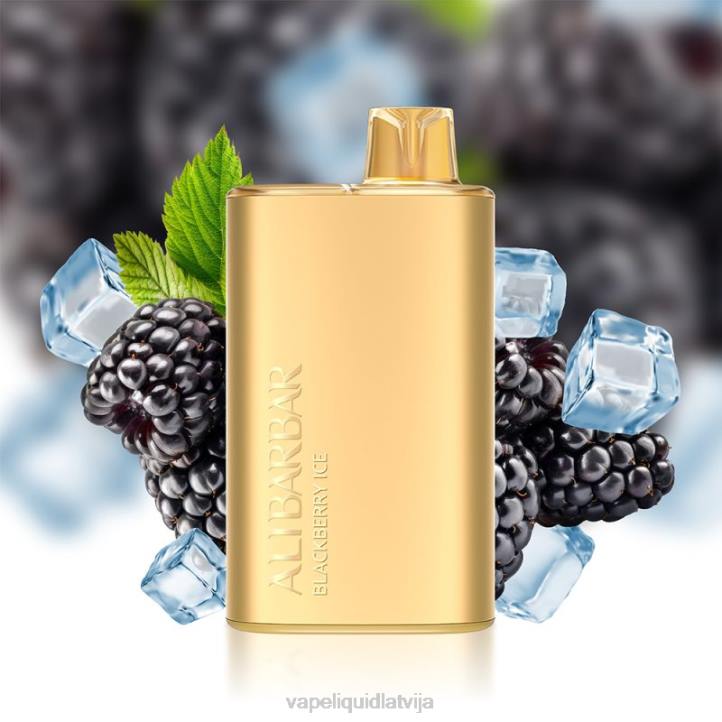 Vape Liquid - Alibarbar Rich 8000 vienreizējās lietošanas vape kazenes ledus 4T0N10