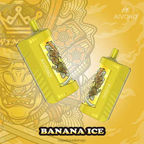 Vape Liquid - banānu ledus Aivono AIM WINNER 5000 8VNV4122