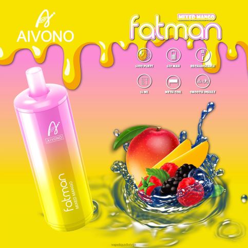 Vape Liquid - jaukts mango Aivono FATMAN 6800 8VNV426