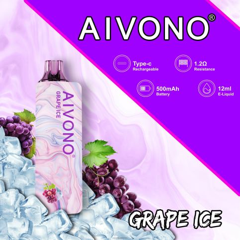 Vape Liquid - vīnogu ledus Aivono AIM GUN 7000 8VNV4102