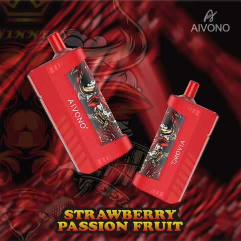 Vape Liquid - zemeņu pasifloras auglis Aivono AIM WINNER 5000 8VNV4130