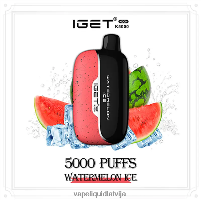 Vape Shop Riga - arbūzu ledus IGET Moon K5000 4JNRZV8