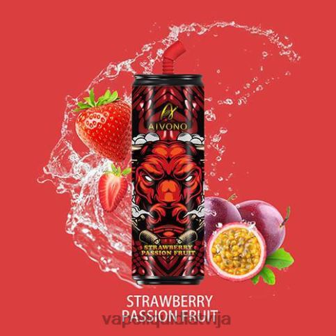 Vape Shop Riga - zemeņu pasifloras auglis Aivono AIM WINNER 6000 kokakolas pudeles 8VNV4115