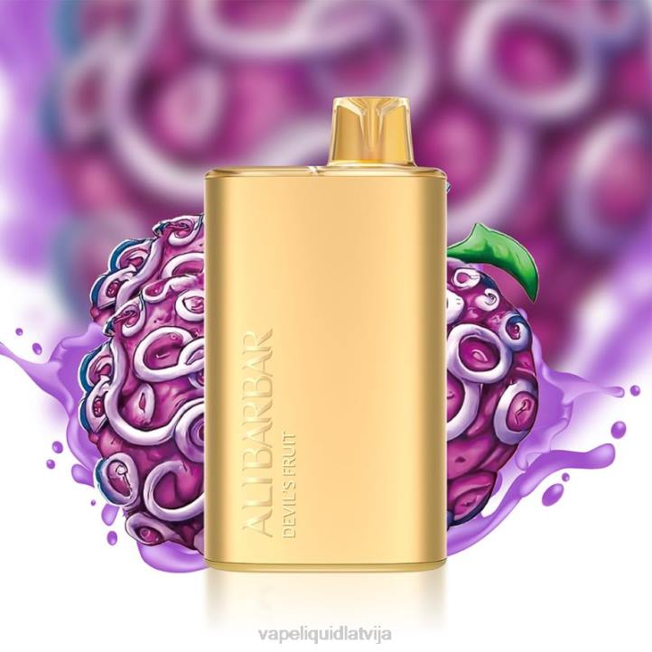Vape Šķidrumi - Alibarbar Rich 8000 vienreizējās lietošanas vape velna auglis 4T0N4
