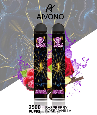 Vape Latvija - aveņu rozes vaniļa Aivono AIM SNAKE 2500 8VNV4317