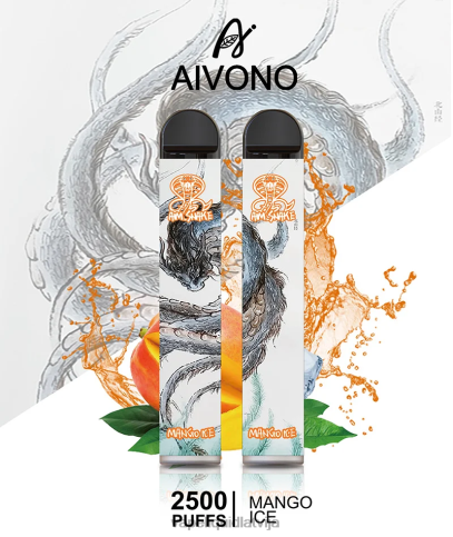 Vape Latvija - mango ledus Aivono AIM SNAKE 2500 8VNV4313