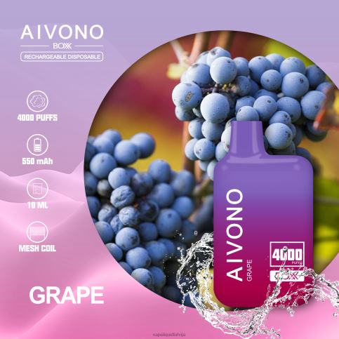 Vape Latvija - vīnogas Aivono AIM BOXX 4000 8VNV4213