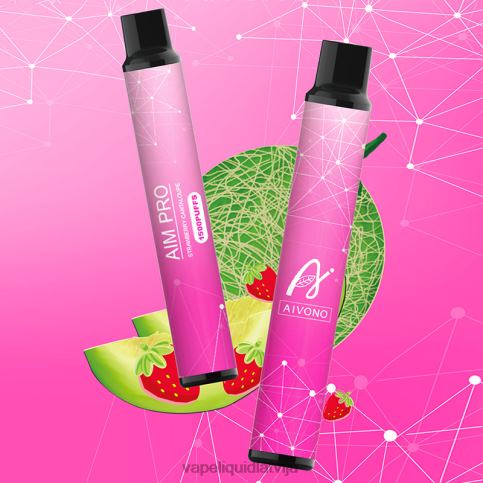 Vape Latvija - zemeņu kantalupa Aivono AIM PRO 1500 8VNV4161
