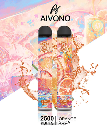 Vape Liquid - apelsīnu soda Aivono AIM SNAKE 2500 8VNV4314
