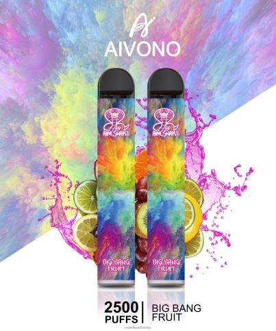 Vape Liquid - lielā sprādziena augļi Aivono AIM SNAKE 2500 8VNV4322