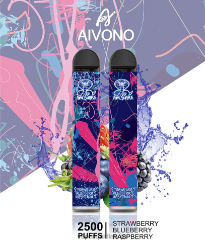 Vape Liquid - zemeņu melleņu avenes Aivono AIM SNAKE 2500 8VNV4318