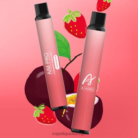Vape Liquid - zemeņu pasifloras auglis Aivono AIM PRO 1500 8VNV4162