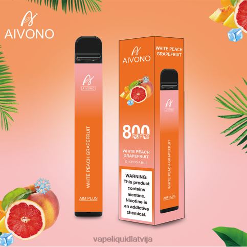 Vape Shop Riga - balto persiku greipfrūts Aivono AIM PLUS 800 8VNV4199