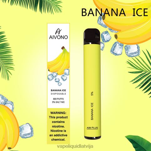 Vape Shop Riga - banānu ledus Aivono AIM PLUS 800 8VNV4171