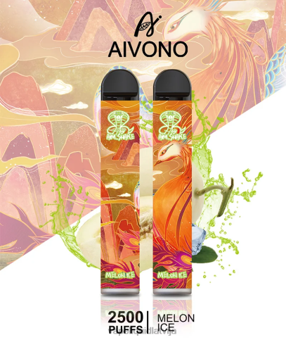 Vape Shop Riga - melones ledus Aivono AIM SNAKE 2500 8VNV4311