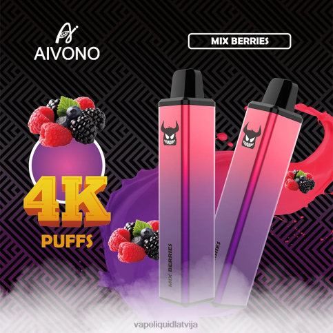 Vape Šķidrumi - jauktas ogas Aivono AIM FREAK 4000 8VNV4260