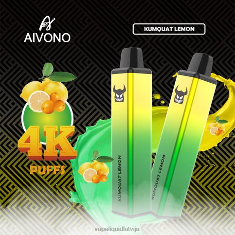 Vape Šķidrumi - kumquat citrons Aivono AIM FREAK 4000 8VNV4256
