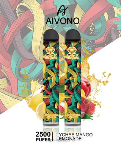Vape Šķidrumi - ličī mango limonāde Aivono AIM SNAKE 2500 8VNV4308