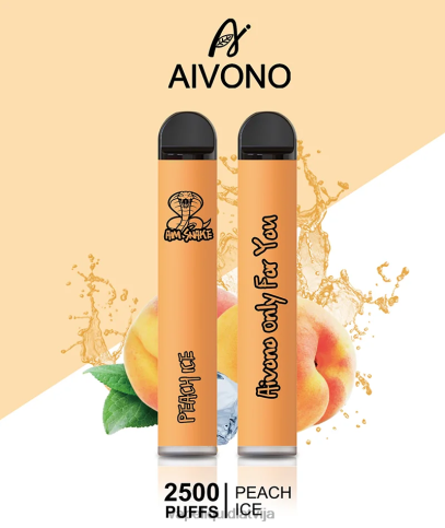 Vape Šķidrumi - persiku ledus Aivono AIM SNAKE 2500 8VNV4316