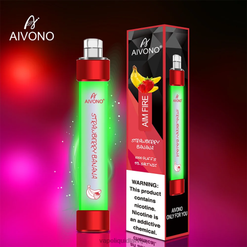 Vape Šķidrumi - zemeņu banāns Aivono AIM FIRE 1000 8VNV4332