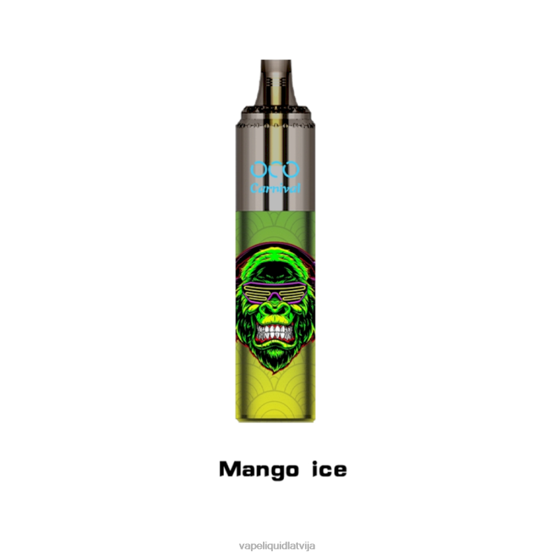 Vape Latvija - mango ledus FT4BL353 LAVIE OCO karnevāls 10000 uzpūtienu