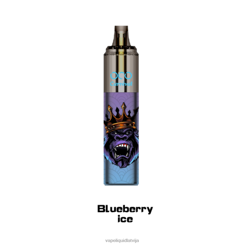 Vape Latvija - melleņu ledus FT4BL349 LAVIE OCO karnevāls 10000 uzpūtienu