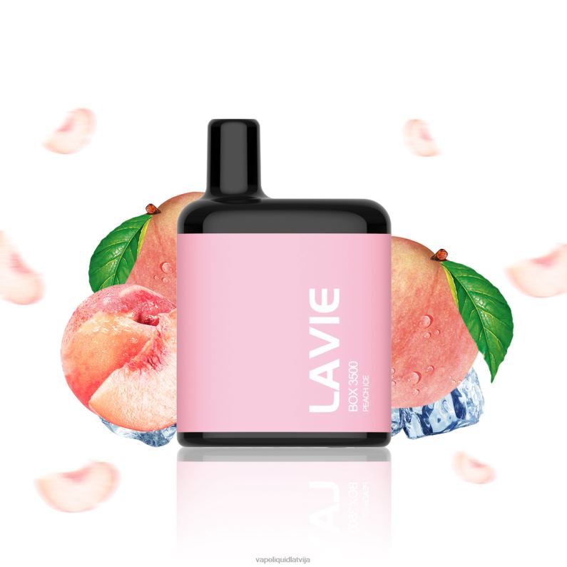 Vape Latvija - persiku ledus FT4BL209 LAVIE BOX 3500 uzpūtienu