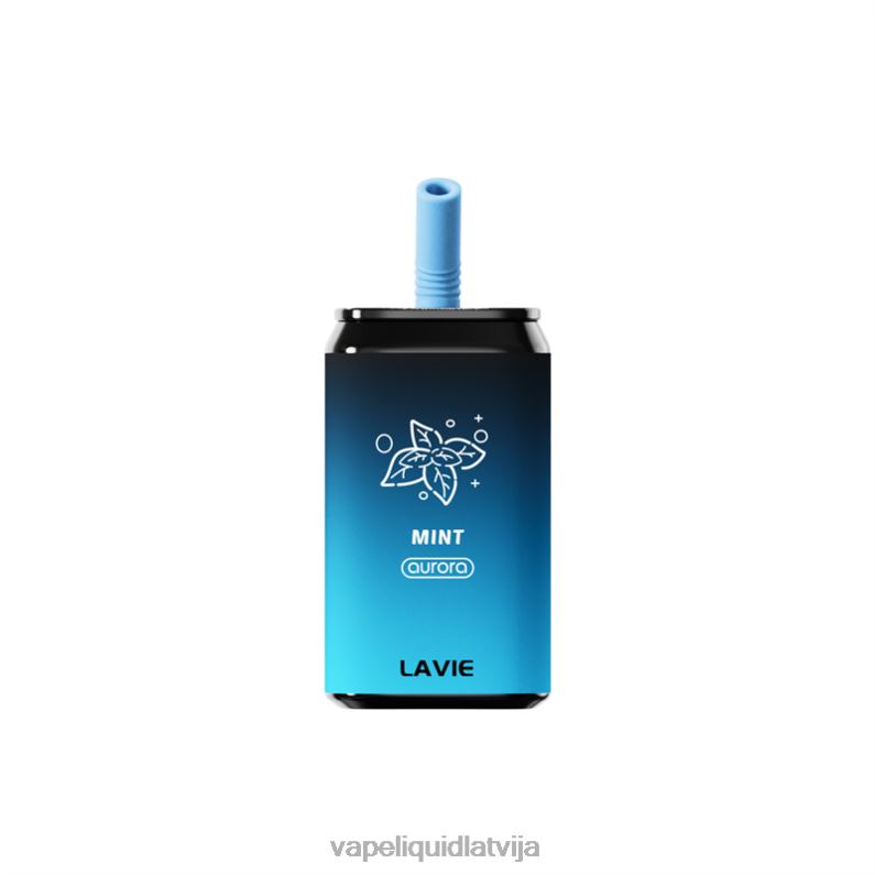 Vape Latvija - piparmētra FT4BL145 LAVIE Aurora 11000 uzpūtienu