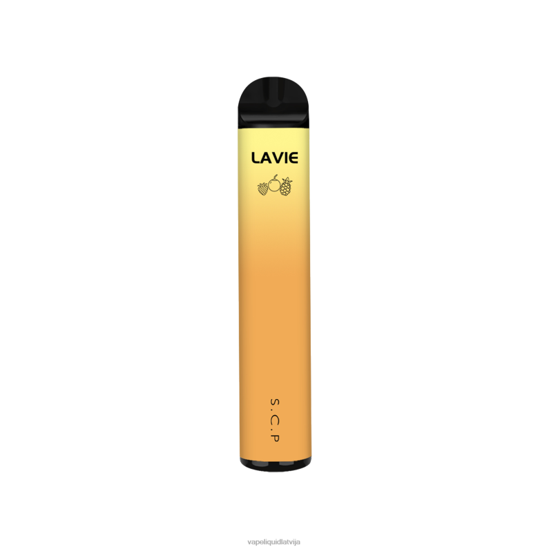 Vape Latvija - zemeņu kokosa ananāss FT4BL301 LAVIE BAR 1600 uzpūtienu