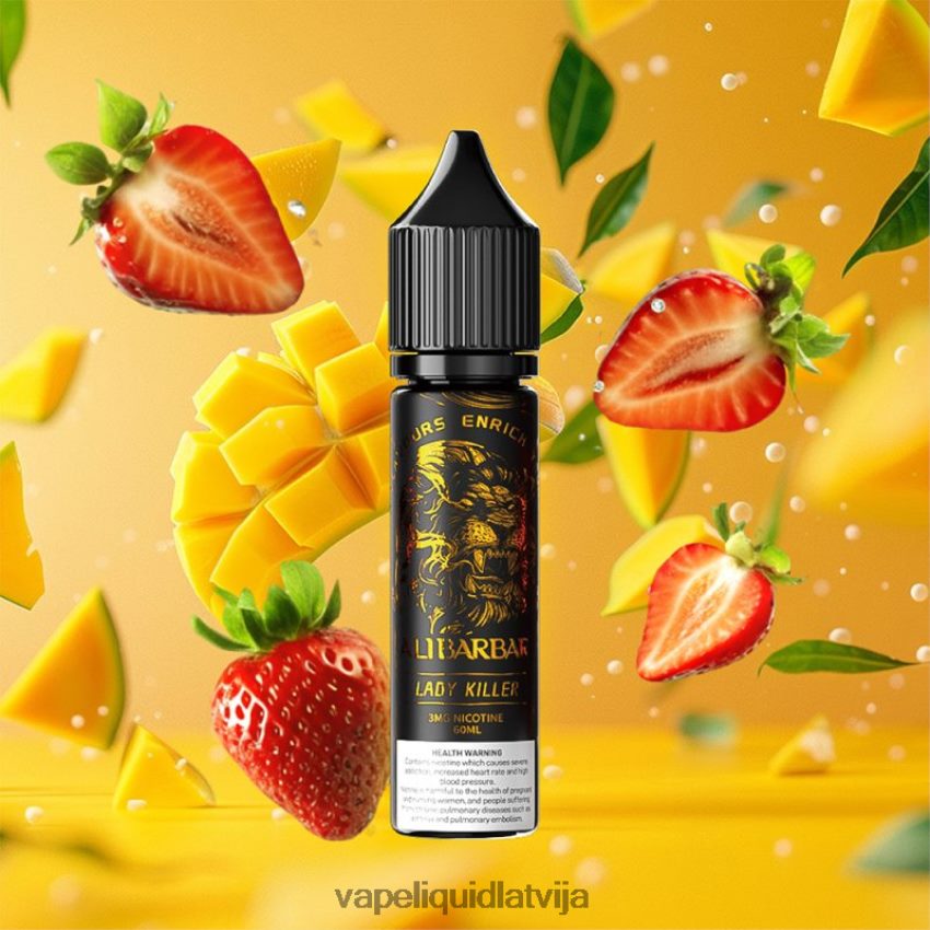 Vape Liquid - dāmu slepkava F0ZR2D14 Alibarbar ūdenspīpes oniksa doks