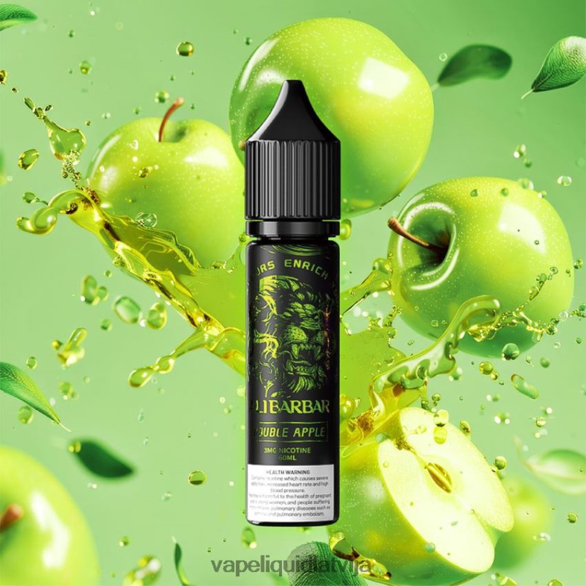Vape Liquid - dubultais ābols F0ZR2D18 Alibarbar ūdenspīpes oniksa doks