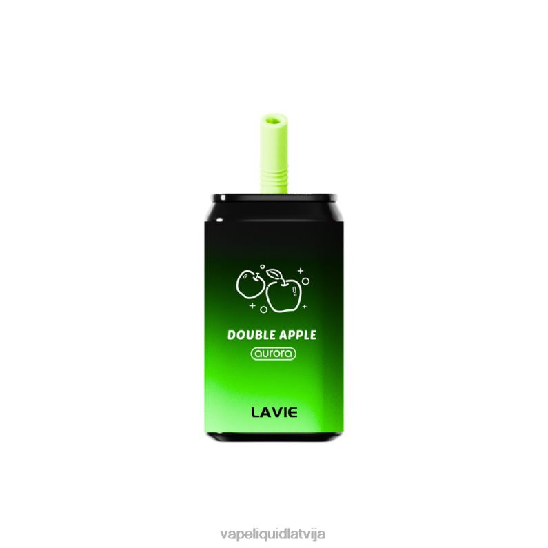 Vape Liquid - dubultais ābols FT4BL142 LAVIE Aurora 11000 uzpūtienu