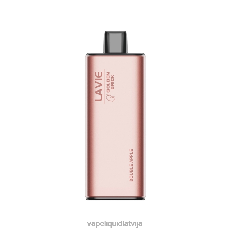 Vape Liquid - dubultais ābols FT4BL58 LAVIE GOLDEN BRICK 10000 uzpūtienu