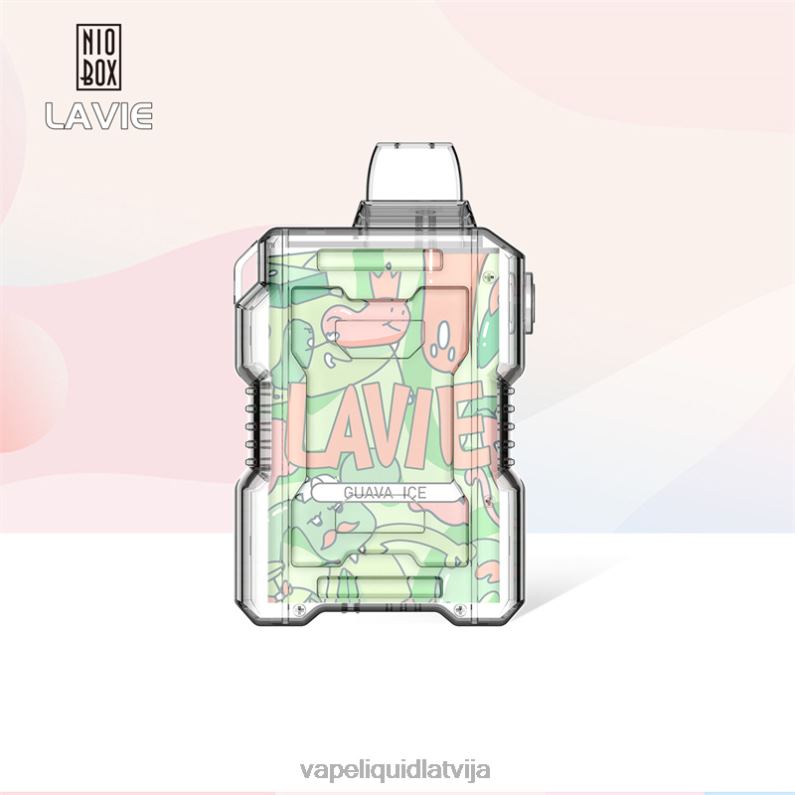 Vape Liquid - gvajaves ledus FT4BL194 LAVIE NIO BOX 9000 uzpūtienu