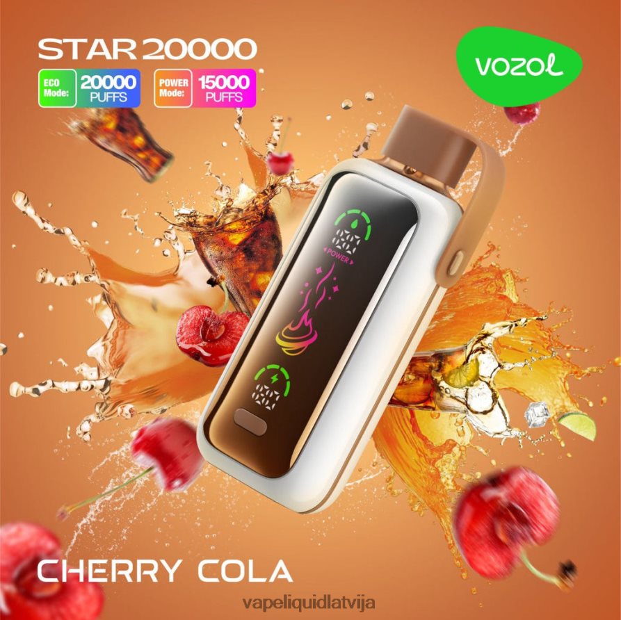 Vape Liquid - ķiršu kola VOZOL STAR 20 000 P664066