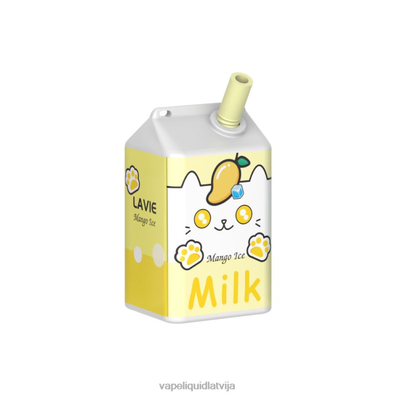Vape Liquid - mango ledus FT4BL178 LAVIE MILK 7000 uzpūtienu