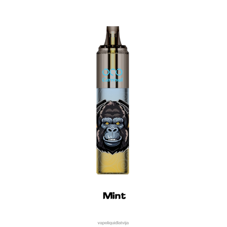 Vape Liquid - piparmētra FT4BL354 LAVIE OCO karnevāls 10000 uzpūtienu