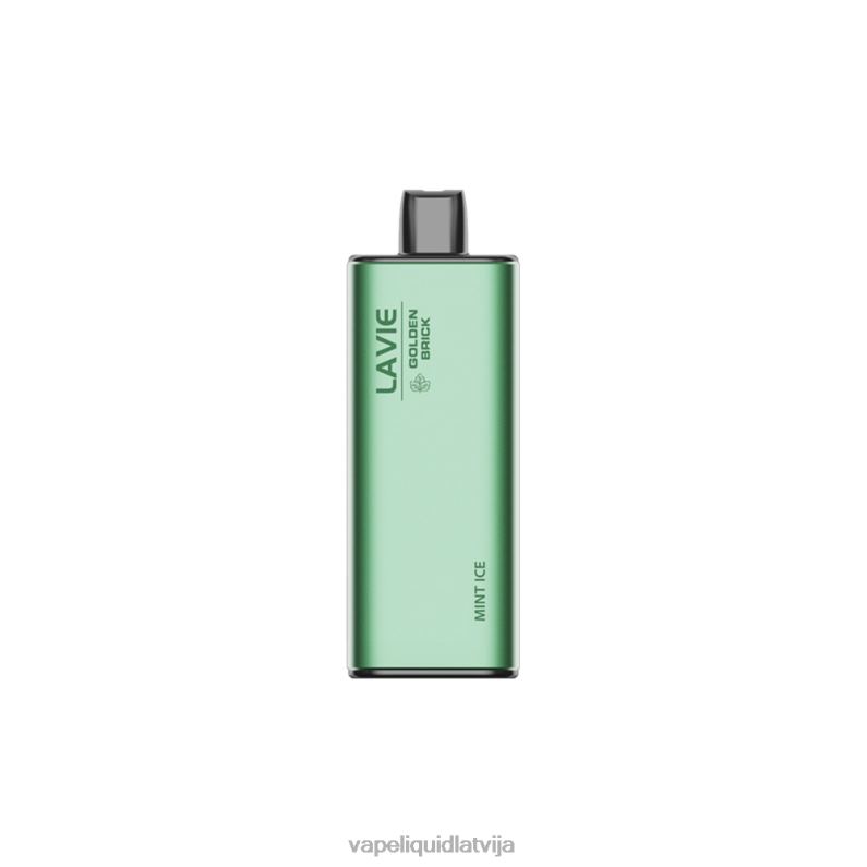 Vape Liquid - piparmētru ledus FT4BL62 LAVIE GOLDEN BRICK 10000 uzpūtienu